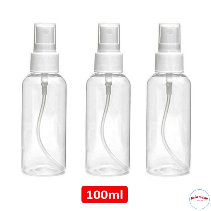 -BAO BÌ SỈ- Lọ Chiết Mỹ Phẩm, Dung Dịch (BÌNH TRỤ dạng xịt 100ml)