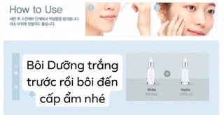 Serum kích trắng da 9 wishes