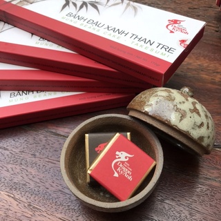 Bánh đậu xanh than tre Rồng Vàng Kỳ Anh 170g - Mung beans cake - takesumi - Thuần Nông