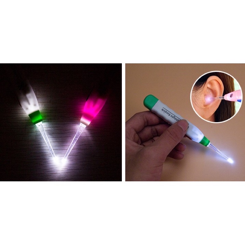 lấy ráy tai có đèn