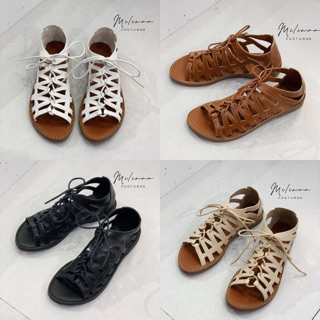 SANDAL CỘT DÂY CHIẾN BINH BÍT GÓT