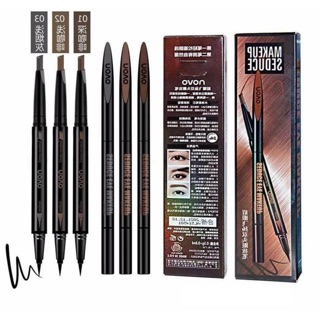 Chì kẻ mày ngang 2 đầu novo 2in1 makeup seduce