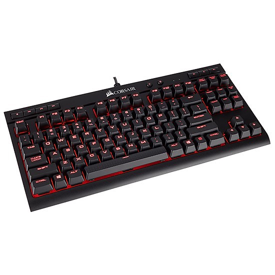 Bàn phím cơ máy tính chơi game có dây - Corsair K63 MX Red Switch - Hàng Chính Hãng