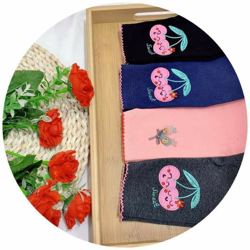 Quần legging cotton len cho bé gái