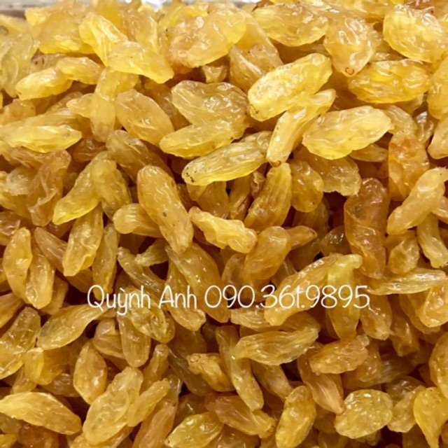 Nho khô Ấn Độ trái dài, vàng đẹp 1kg