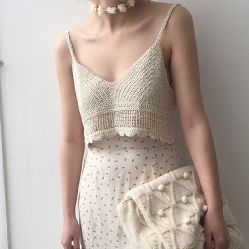 Áo Nữ Không Tay Cổ Chữ V Thời Trang Quyến Rũ | BigBuy360 - bigbuy360.vn