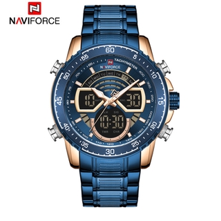 Đồng Hồ Đeo Tay NAVIFORCE NF9189 Bằng Thép Không Gỉ Thời Trang Thể Thao Cho Nam