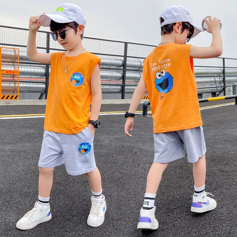 Set 2 Áo Thun + Quần Short Thời Trang Cho Bé Trai Từ 3 Đến 4-5 Đến 6 Đến 7 Đến 8 Đến 9 Đến 10 Đến 11 Đến 12 Tuổi Mới