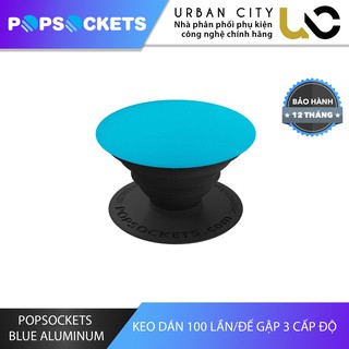 Giá Đỡ Điện Thoại PopSockets Blue Aluminum - Hàng Chính Hãng