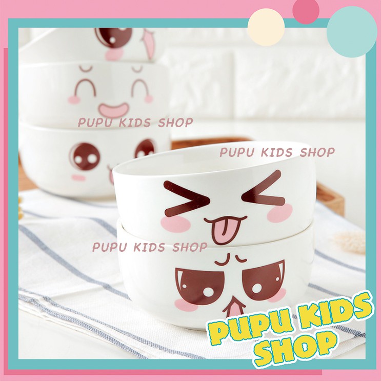 BÁT ĂN DẶM, BÁT GỐM SỨ HÌNH MẶT CƯỜI DỄ THƯƠNG | BigBuy360 - bigbuy360.vn