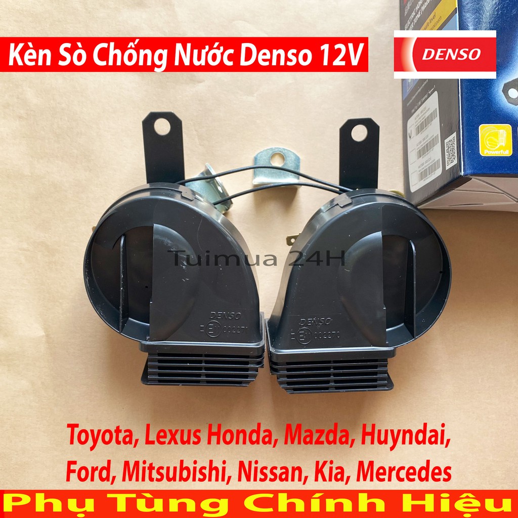 Kèn Sò Chống Nước Denso 12V Độ cho Oto và xe máy