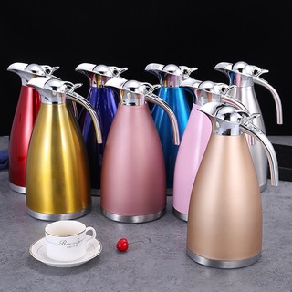 Bình đựng nước phong cách Châu Âu bằng thép không gỉ (inox 304), Bình đưng nước dung tích 2L
