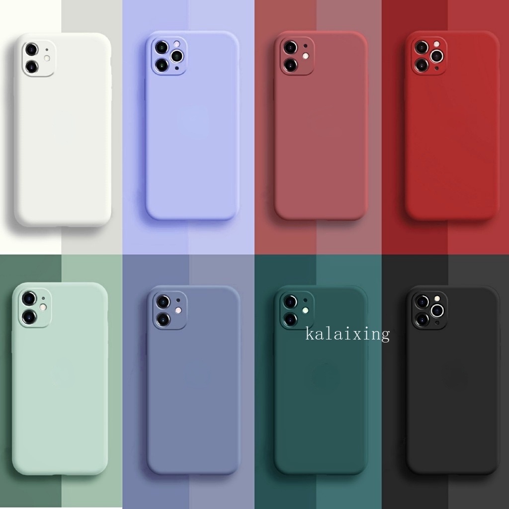 Ốp lưng bằng silicon tích hợp bảo vệ ống kính Camera Cho iPhone 11 / Pro / Max