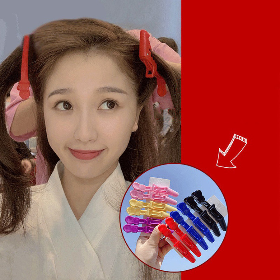 Set 2 Kẹp Tóc Dạng Mỏ Vịt Độc Đáo Thời Trang