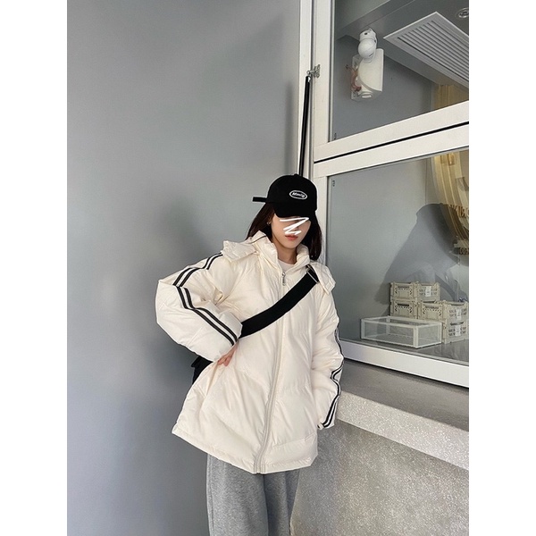 Áo Phao Nữ 2 Sọc Tay Kiểu Dáng Thể Thao Hàng Quảng Châu mới 2021 | BigBuy360 - bigbuy360.vn