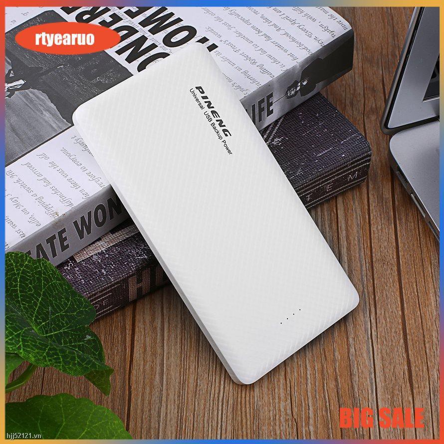 Pin sạc dự phòng PINENG PN-958 10000mAh 2 cổng sạc USB hỗ trợ sạc nhanh chất lượng cao