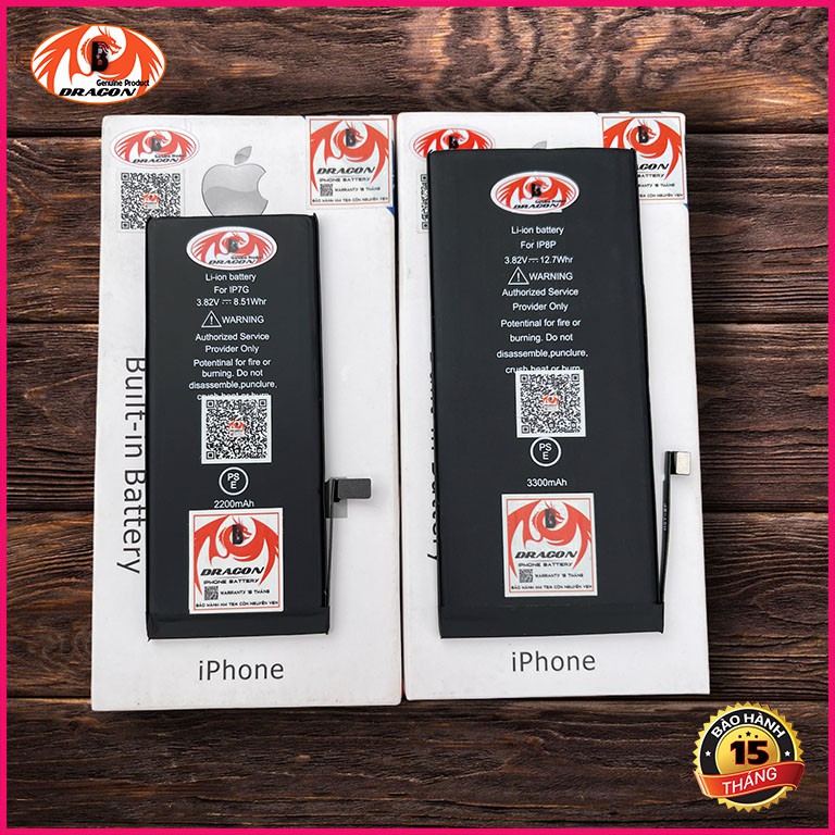 Pin iphone Dung Lượng Cao - B-Dragon - 5 6 6s 6p 7 7p 8 8p X Xmax - Pin Siêu Trâu cho iphone