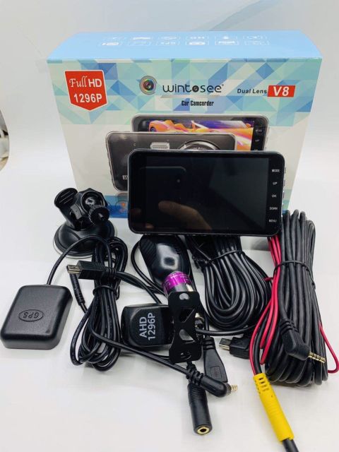Camera hành trình 4K wintosee V8-GPS_ADAS cảnh báo làn đường-cảnh báo va chạm | BigBuy360 - bigbuy360.vn