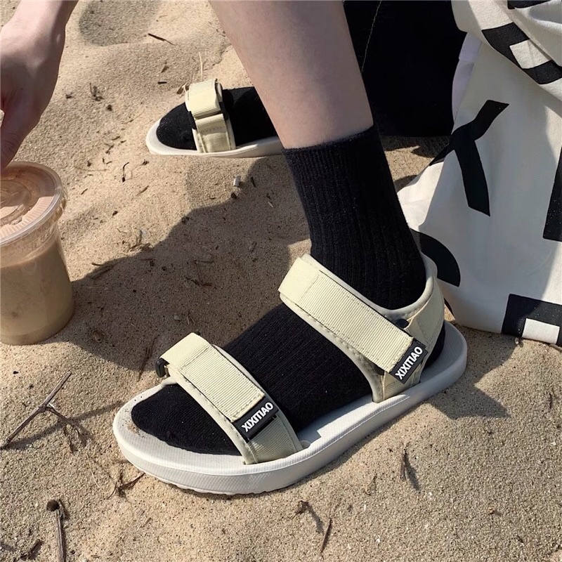 Sandal XIXITIAO quai ngang ulzzang dành cho nữ