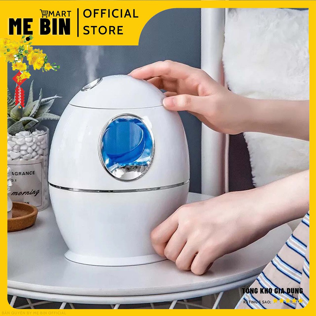 [Video Review] MÁY PHUN SƯƠNG TẠO ĐỘ ẨM CAO CẤP HUMIDIFIER- CÓ ĐÈN LED CẢM ỨNG 800ml - MẸ BIN