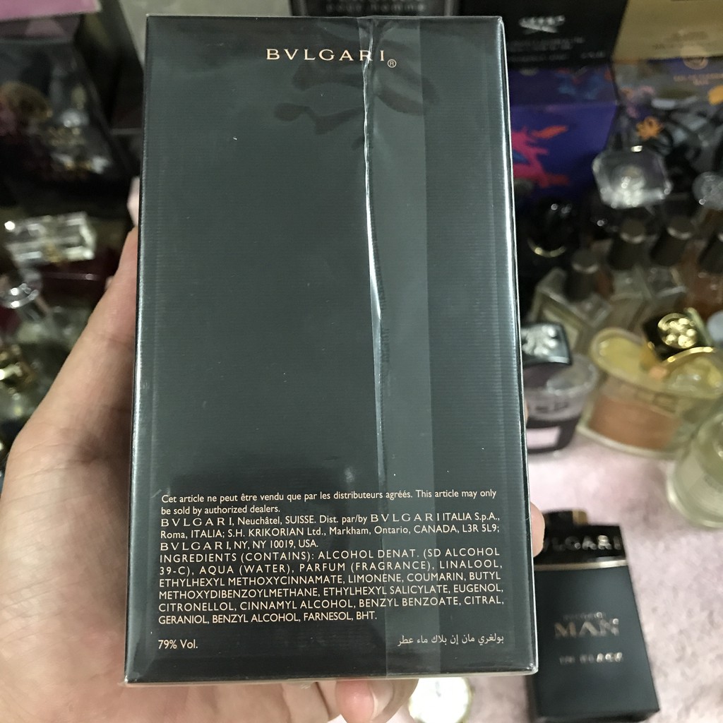 [Mẫu Thử] Nước Hoa Nam Bvl Man In Black | Thế Giới Skin Care