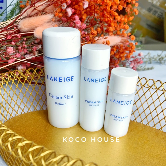 ( đủ bill - mini size ) Laneige cream skin Refiner - nước cân bằng da