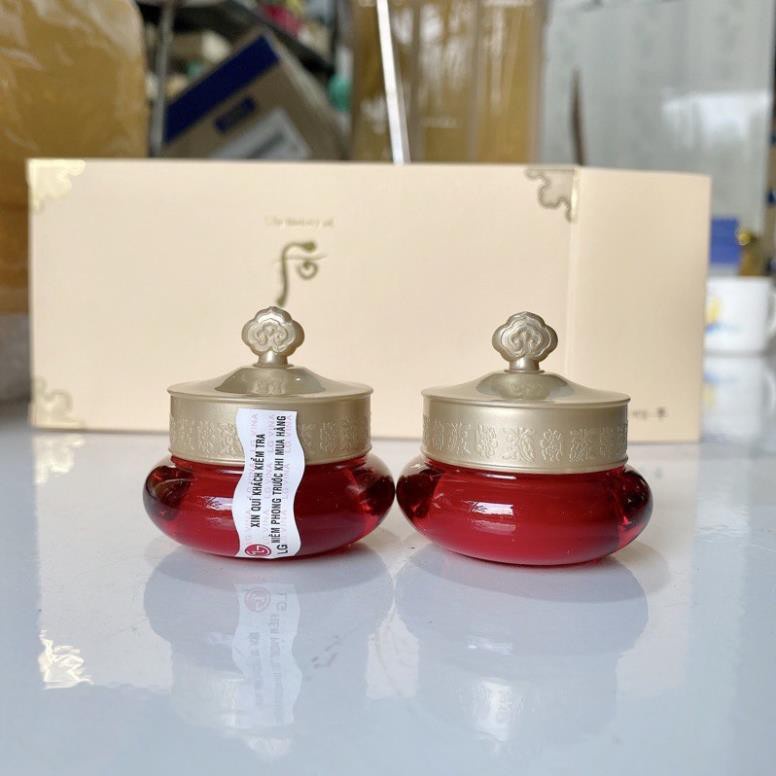 Kem dưỡng lão háo Whoo đỏ Jinyulhyang Intensive Revitalizing Cream 10ml - Cung cấp tân dịch làm sáng, trẻ hóa làn da