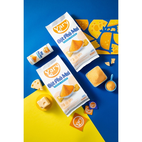 Bột Phô Mai Lắc Khoai Tây YARY 1kg Phomai Bột Vị Thơm Ngon Bổ Dưỡng ( Mua 2 KG tặng 1 Gói Bột Chiên Gà Giòn)