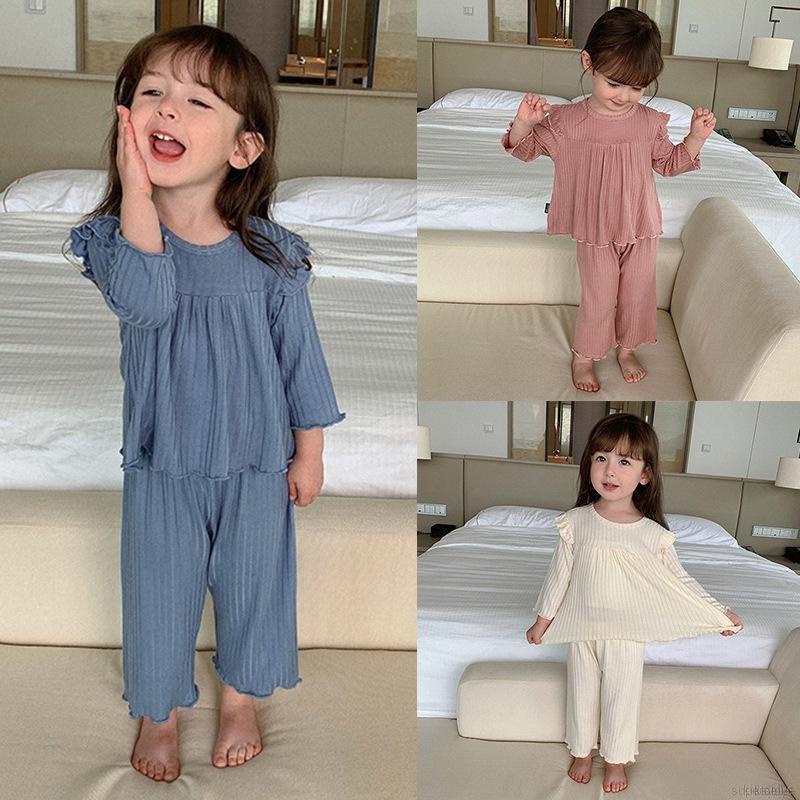 Bộ đồ ngủ mỏng thời trang xuân thu cho bé gái