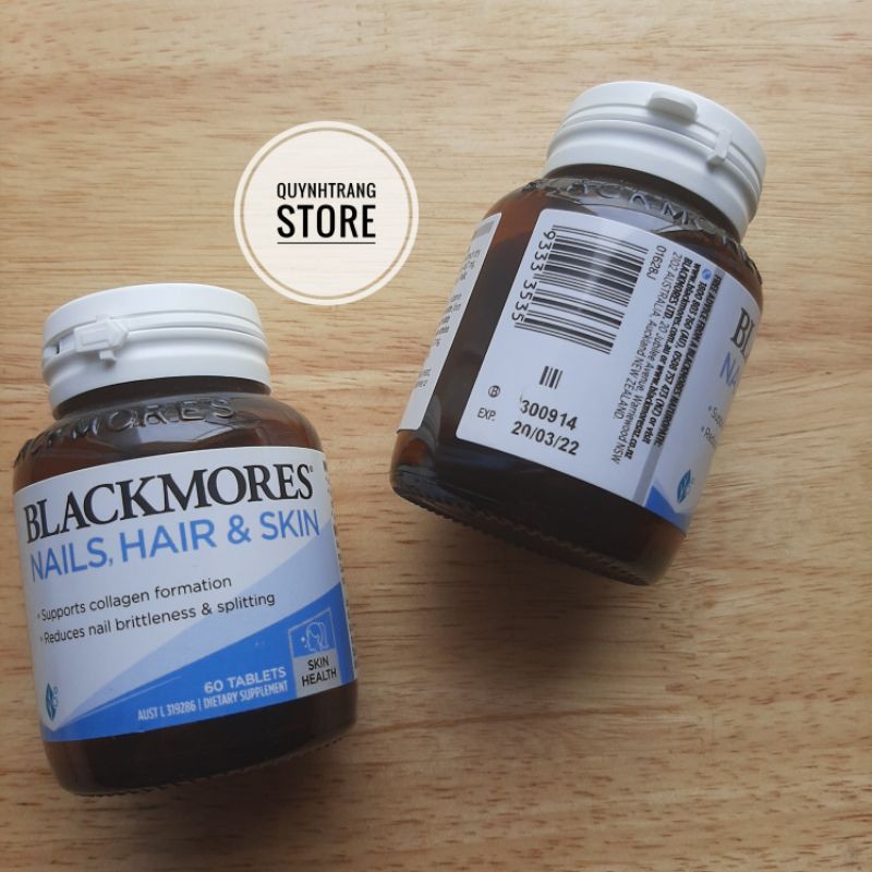 Viên Blackmores Hair Nail Skin Úc cho tóc móng da