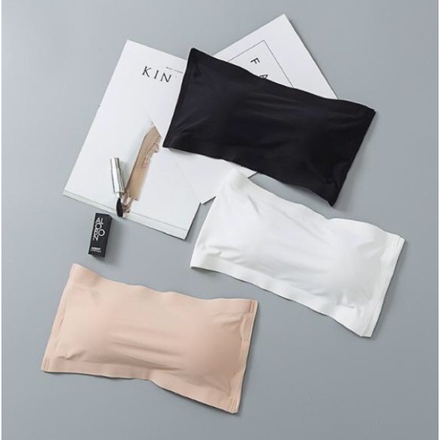 Áo lót không dây Sexy su trơn mặc hở vai lưng có đệm mút mỏng AOLOT01