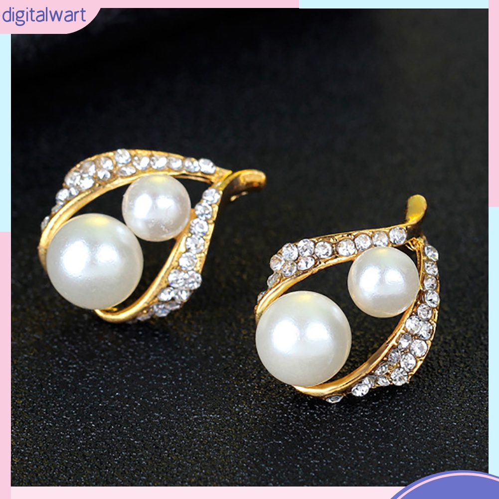 Set Trang Sức Đính Ngọc Trai Nhân Tạo Sang Trọng Thanh Lịch Dành Cho Nữ