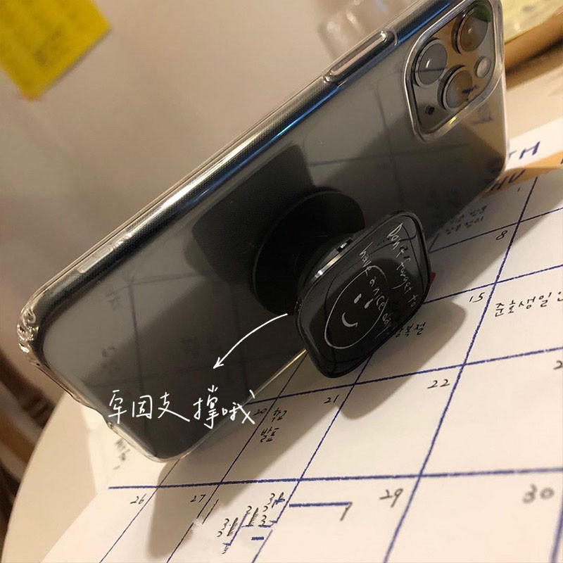 Giá đỡ điện thoại Popsocket in bóng khổ thiết kế kiểu dáng đáng yêu xinh xắn