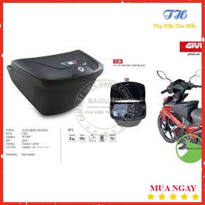 Combo Thùng Giữa Givi G10N 10L Kèm Pát Gắn Cho Xe Winner 150, Winner X, Ex150, Dream,  - BH 24 Tháng