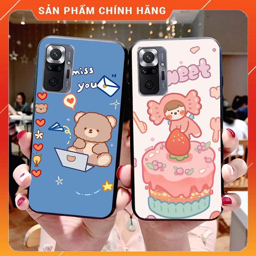 Ốp lưng Xiaomi REDMI NOTE 10 PRO in hình Gấu xinh xắn, Bò sữa đáng yêu,  ĐẸP -  RẺ - XINH - ĐỘC ĐÁO