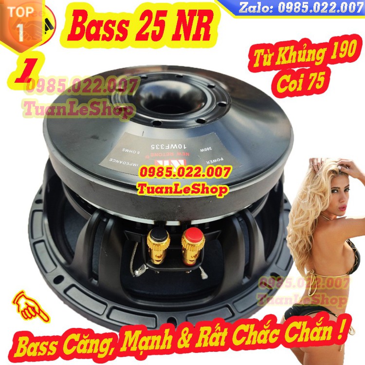 LOA BASS 2.5 TẤC COI 75 NR TỪ 190 – GIÁ 01 CỦ LOA 25