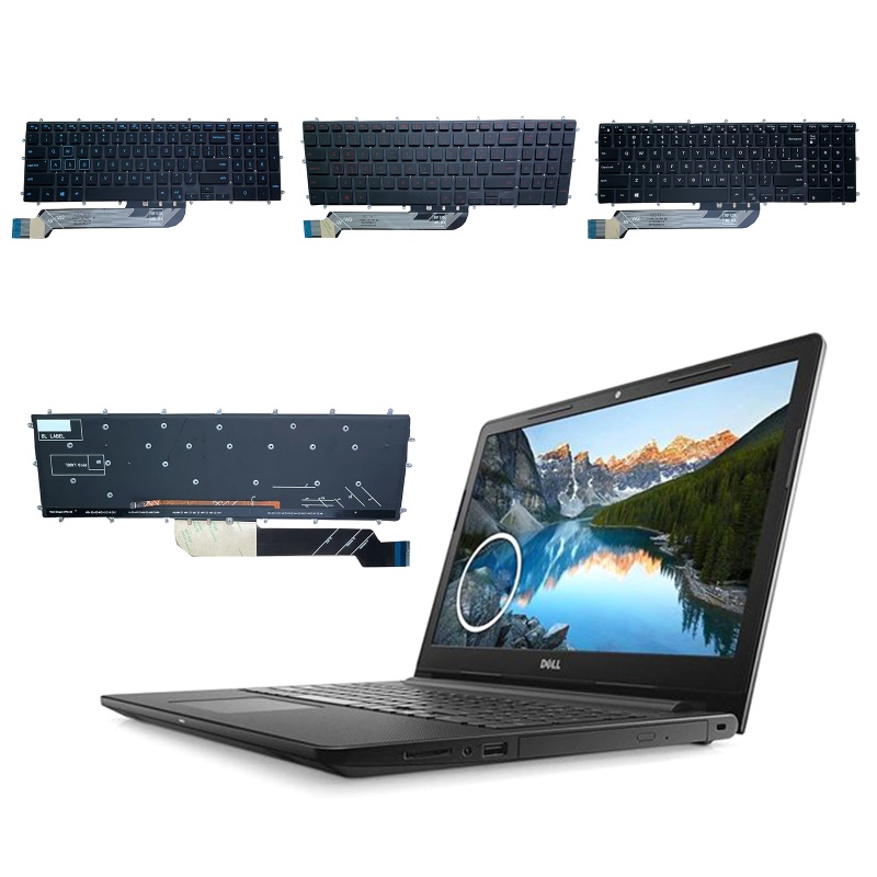 Bàn Phím Laptop Thay Thế Chuyên Dụng Cho Dell Inspiron15 5570 5575 7577 7587 7568 7566 7567 5567
