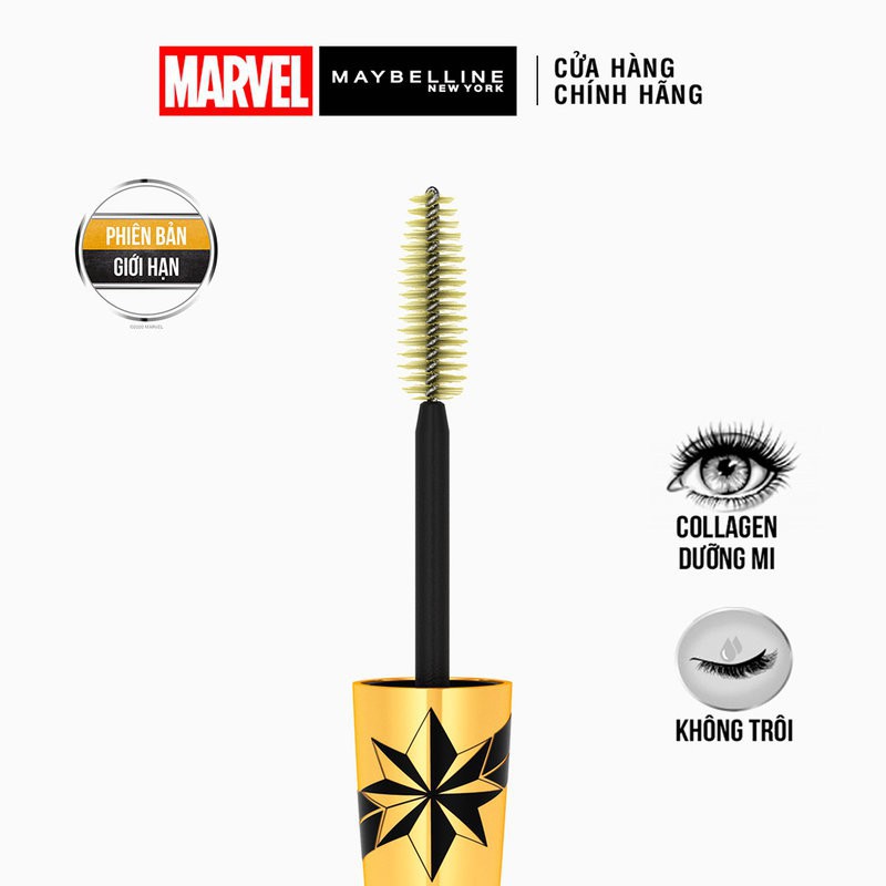 MASCARA MAYBELLINE KHÔNG TRÔI LÀM DÀY MI 10 LẦN MASCARA COLOSSAL WATERPROOF CHÍNH HÃNG - 7563