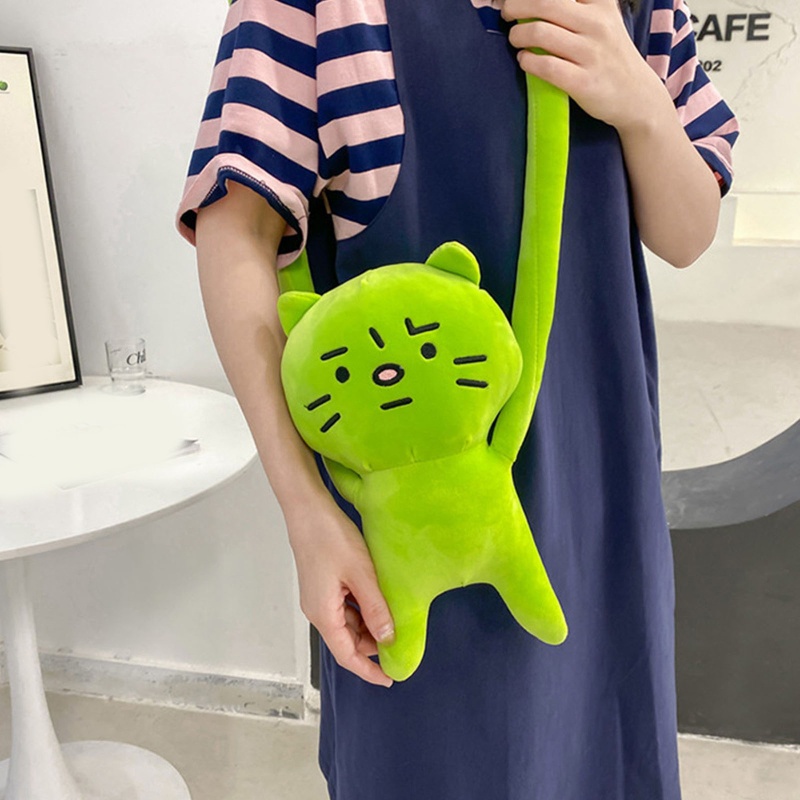 Túi Đeo Chéo Vai Hình Thú Nhồi Bông Dễ Thương Dành Cho Nữ