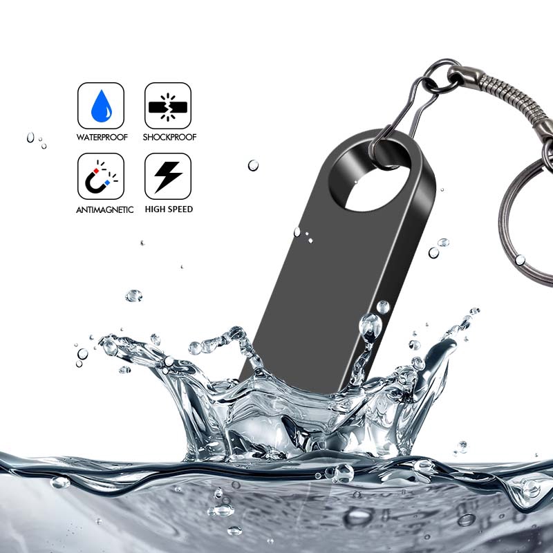 USB Flash Drive Pendrive 1TB Pen Drive Waterproof Metal U Disk USB Key Memory Stick for Computer and TV