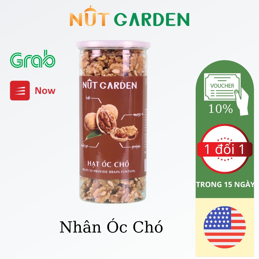 Nhân Hạt Óc Chó Nut Garden - NK USA/Chile - Sản phẩm cực tốt dành cho bà bầu và người lớn tuổi - 200gr, 400gr | WebRaoVat - webraovat.net.vn