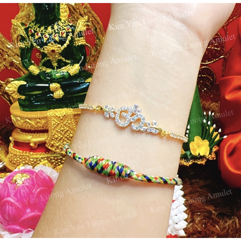 🎀 VÒNG CHỮ OM CHÙA WATTRAIMIT THÁI LAN 🎀