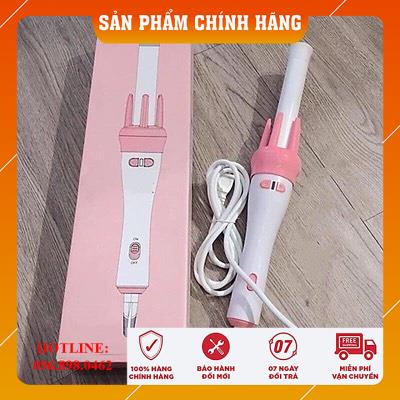 Máy Uốn Tóc, Máy Duỗi Tóc Mini Tự Xoay Tạo Kiểu Uốn Tóc Xoăn Gợn Sóng VIVID &amp; VOGUA [FREESHIP - CHÍNH HÃNG]