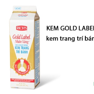 Kem trang trí bánh gold label 907g