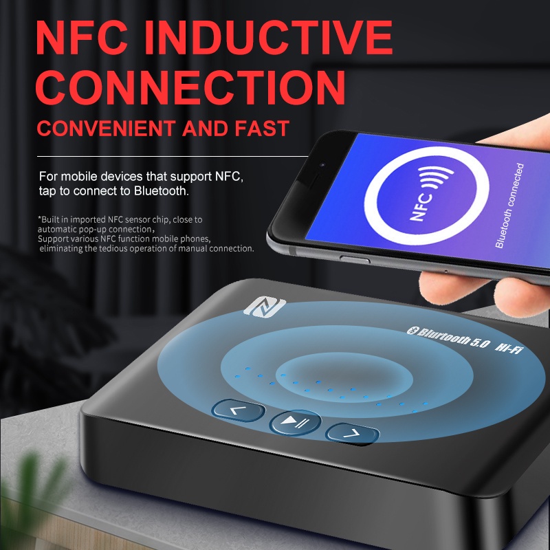 Bộ Thiết Bị Khuếch Đại Âm Thanh RCA Bluetooth 5.0 NFC 3.5m Kèm Điều Khiển Từ Xa