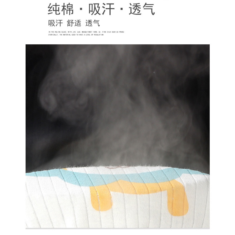 Bộ đồ ngủ tay dài vải cotton lụa phong cách Hàn Quốc thời trang thu đông cho bé 65-125cm