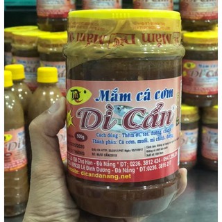 Combo 10 hũ mắm cá cơm Dì Cẩn nguyên con - Đặc sản mắm Đà Nẵng