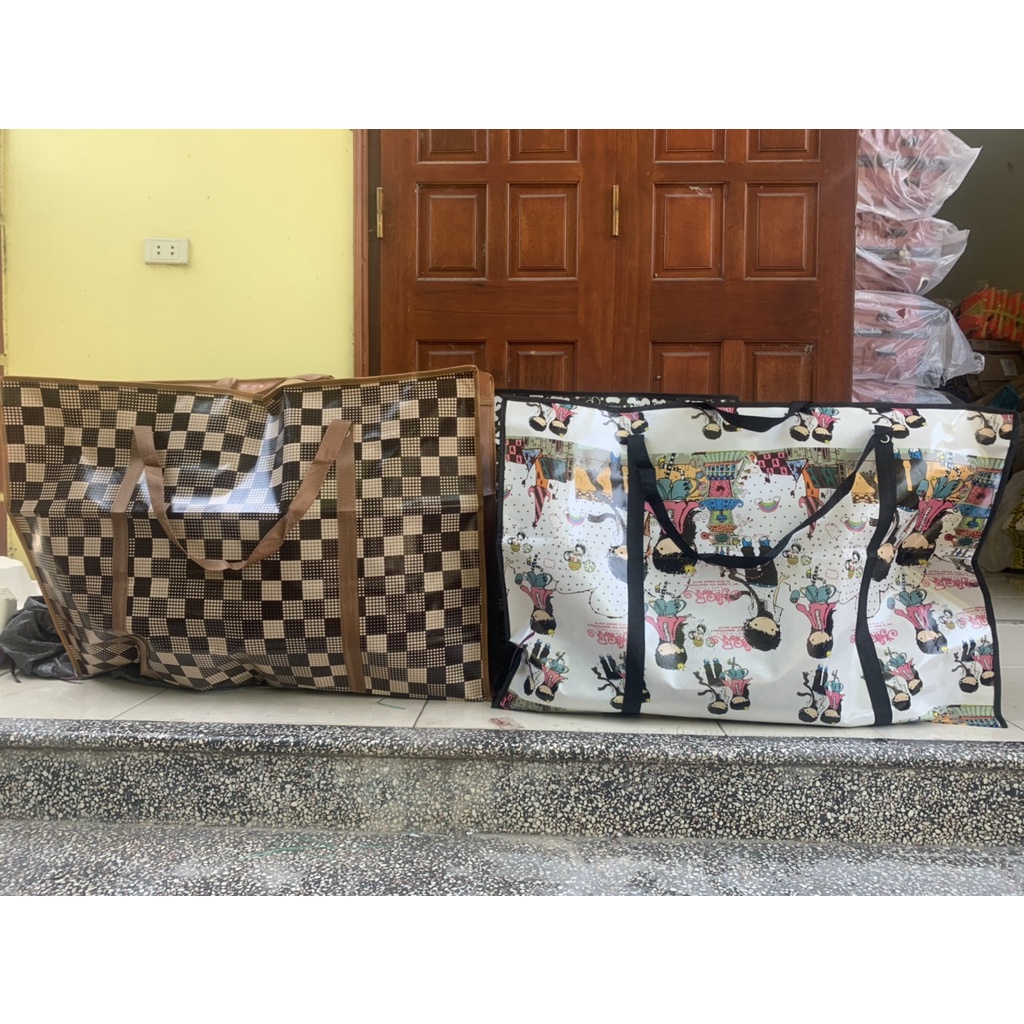TÚI DỨA BẠT đủ size Lớn Nhỏ 💝FREESHIP💝Túi Đựng Đồ Có Khóa Dây Kéo Tiện Lợi Thích hợp Đựng Quần Áo, chăn màn