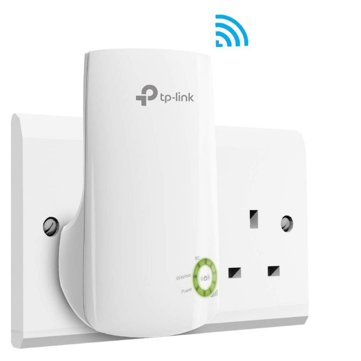 Kích wifi  TP-LINK TL-WA854RE , Tốc Độ 300Mbps , Chức năng điều khiển LED , Chế độ ban đêm cho giấc ngủ yên bình