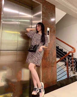 ĐẦM THUN BEO FORM RỘNG (KÈM HÌNH THẬT)